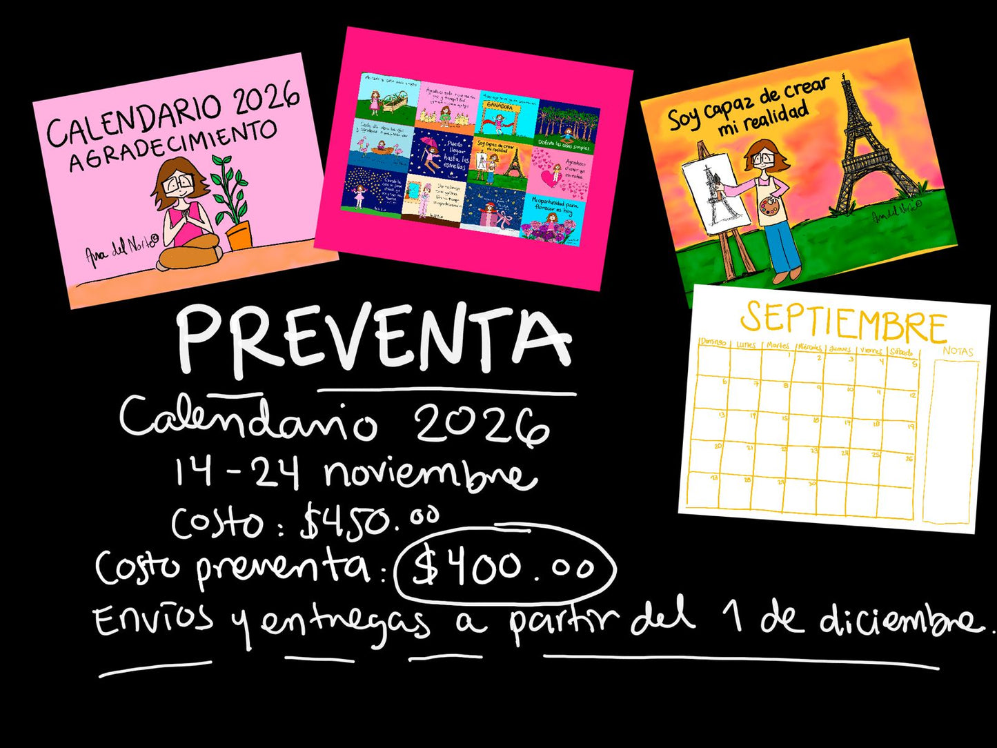 Calendario 2026 Agradecimiento